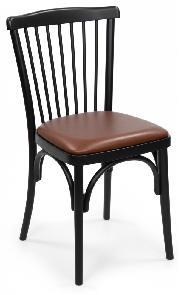 Cadeira Madeira Naty Preta Pizarro