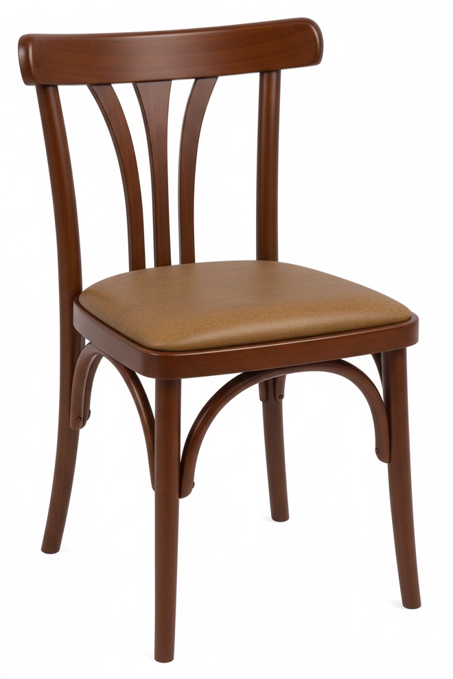 Cadeira Madeira Vitoria Castanho Pizarro